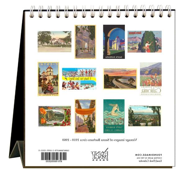 Santa Barbara Easel Desk Calendar 2024